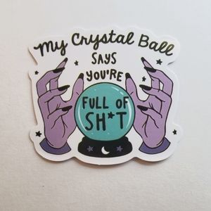 10/$10 Crystal Ball Sticker